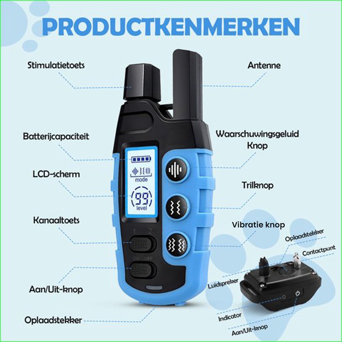 Robustrise X2 Pro Anti Blafband - Hondentrainer