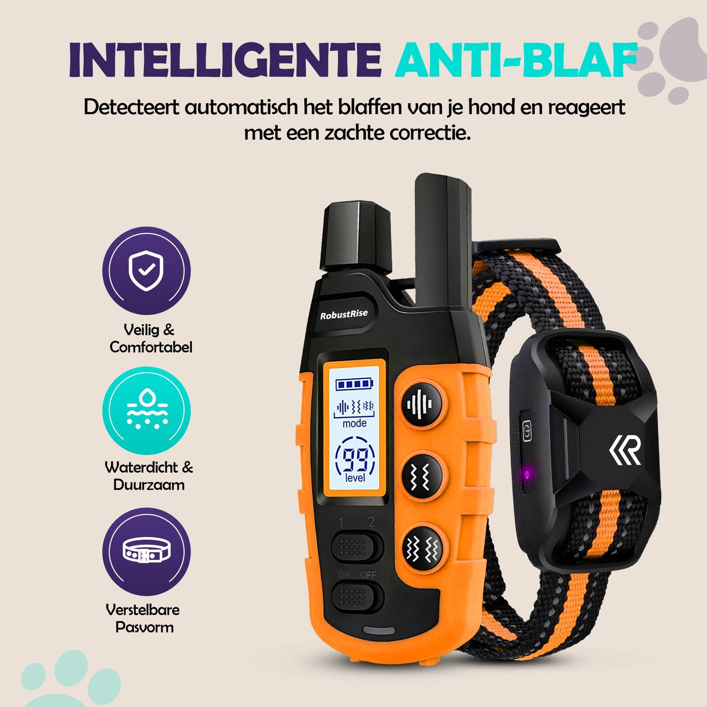 2e kans - Robustrise X2 Pro Anti Blafband - Hondentrainer - Robustrise.nl