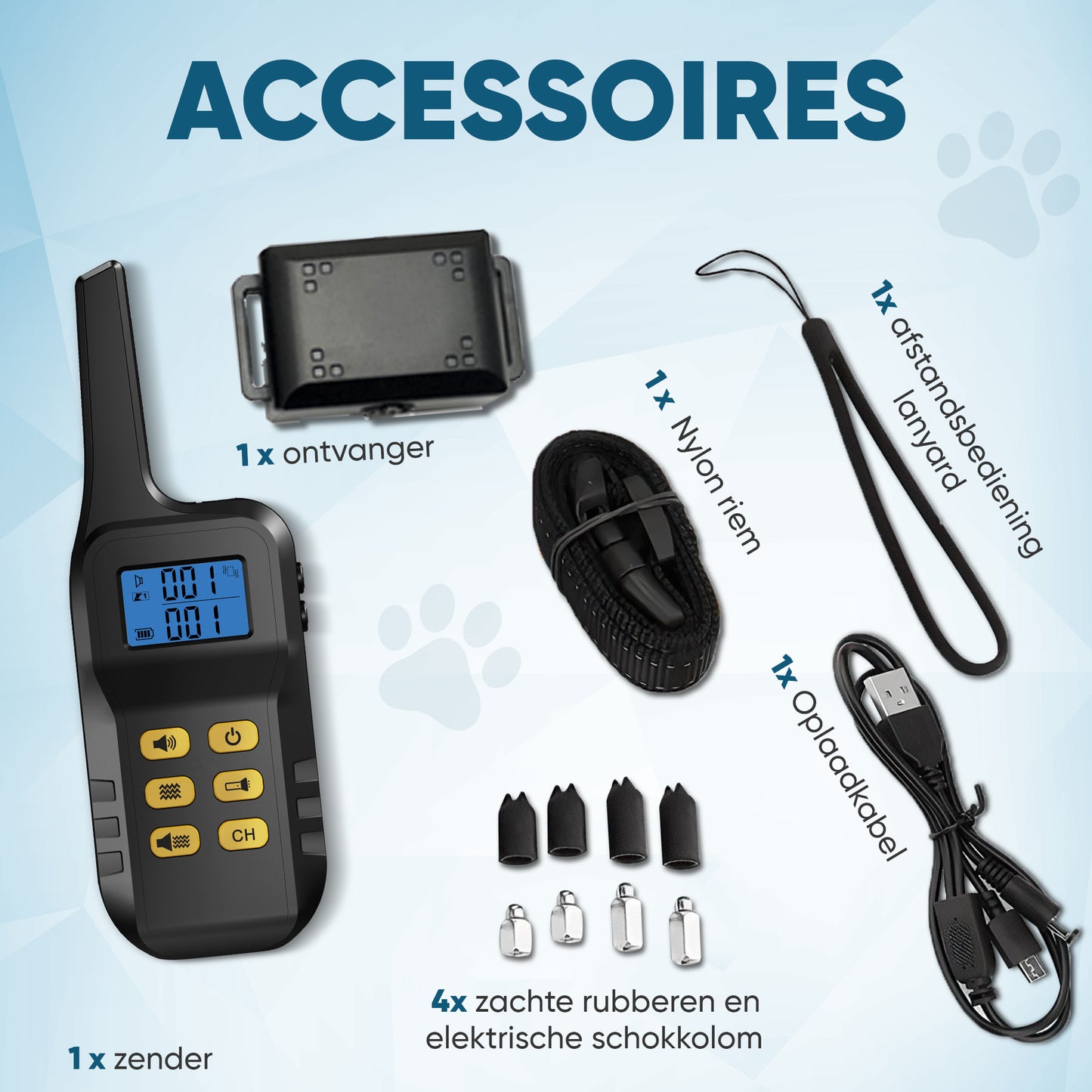 Robustrise X3 Pro anti blafband - Hondentrainer - EV Goods
