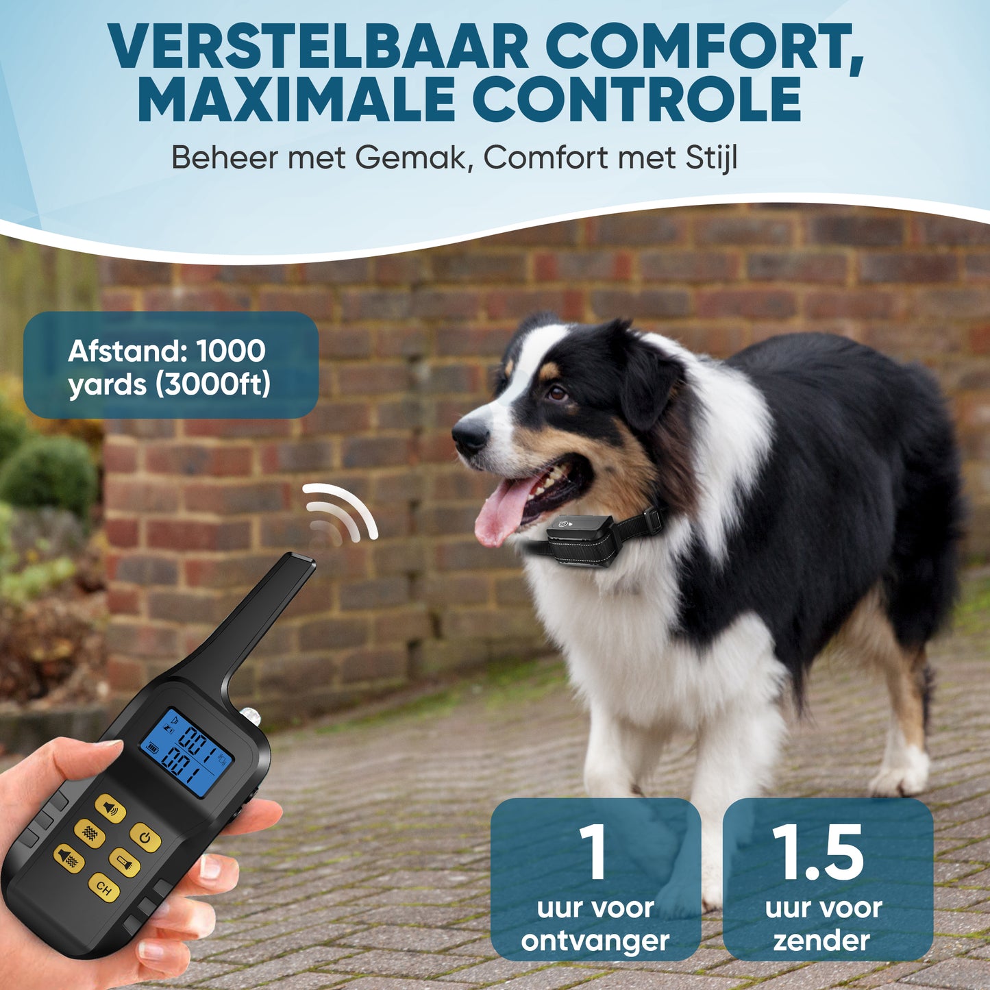 Robustrise X3 Pro anti blafband - Hondentrainer - EV Goods