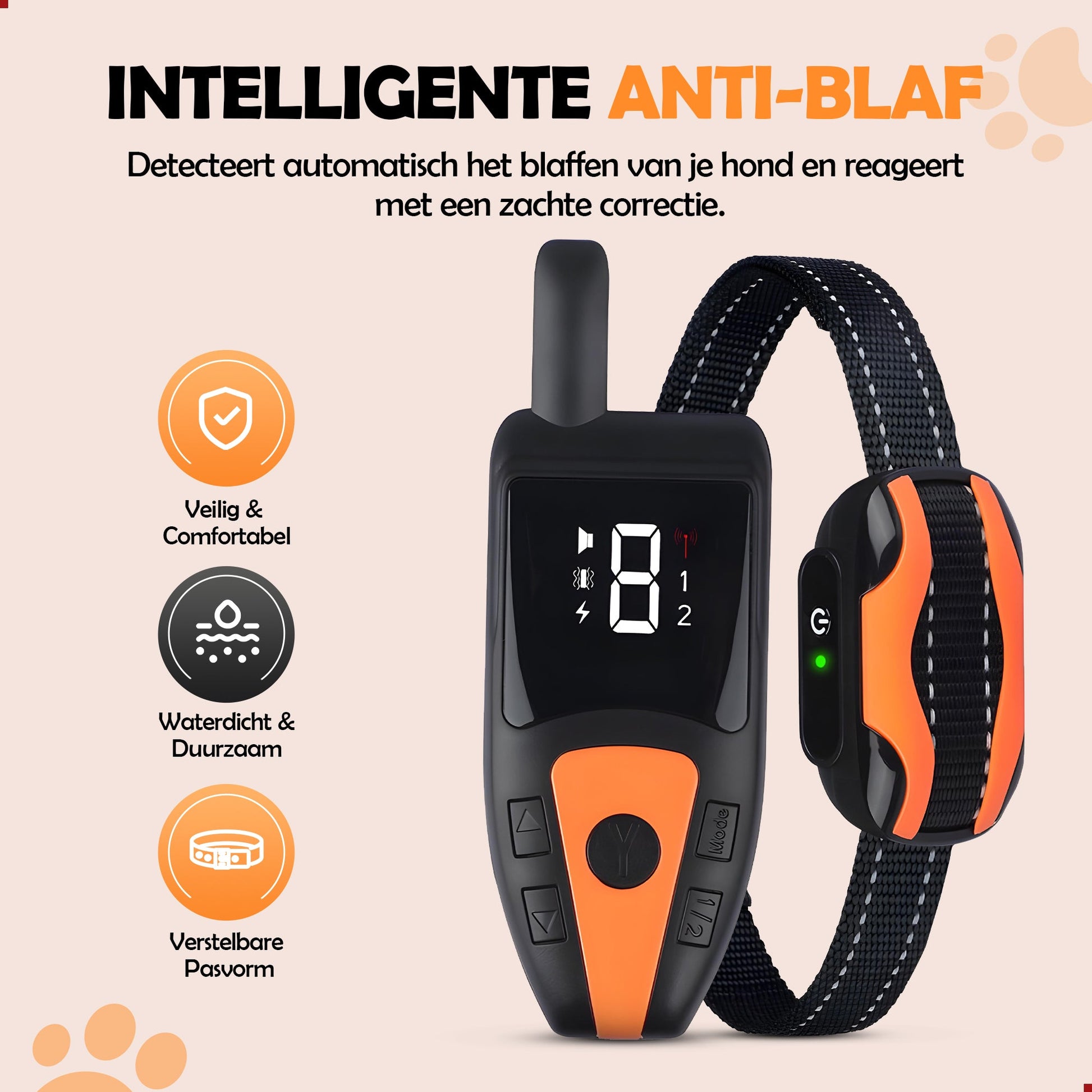 Robustrise X1 Pro Anti Blafband - Hondentrainer - Robustrise.nl