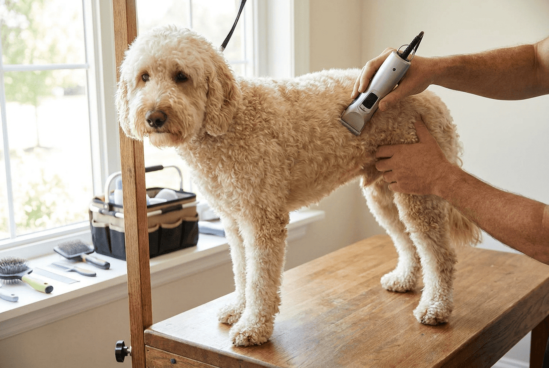 Goldendoodle trimmen thuis: krulvacht stap-voor-stap gids (met tondeuse) - Robustrise.nl