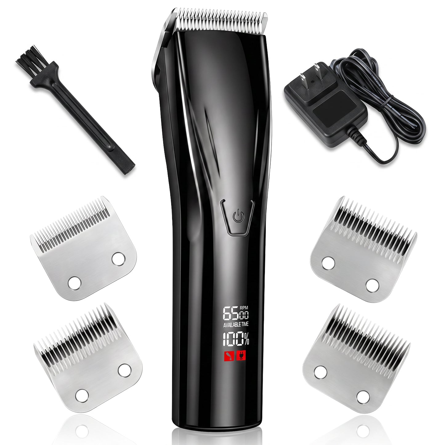 Robustrise Professional Hondentondeuse – 6500 RPM – 4 Snelheden – Draadloos