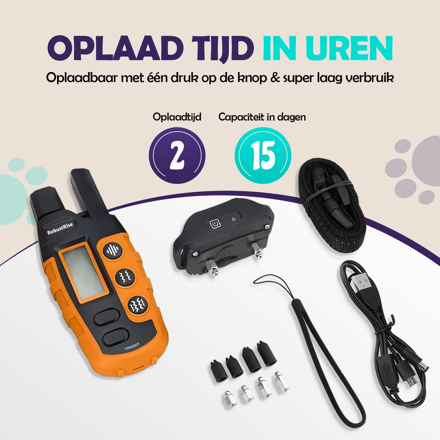 2e kans - Robustrise X2 Pro Anti Blafband - Hondentrainer - Robustrise.nl