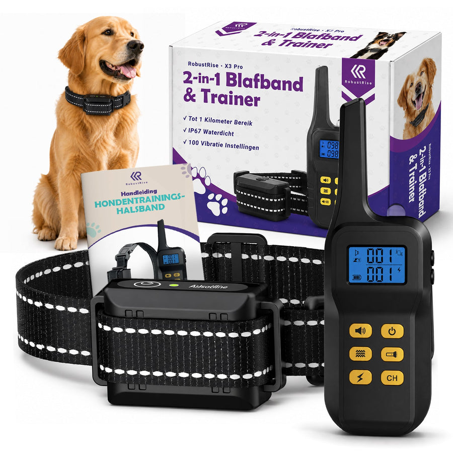 Anti Blafband Hond Zonder Schok – X3 Pro | Robustrise - Robustrise.nl