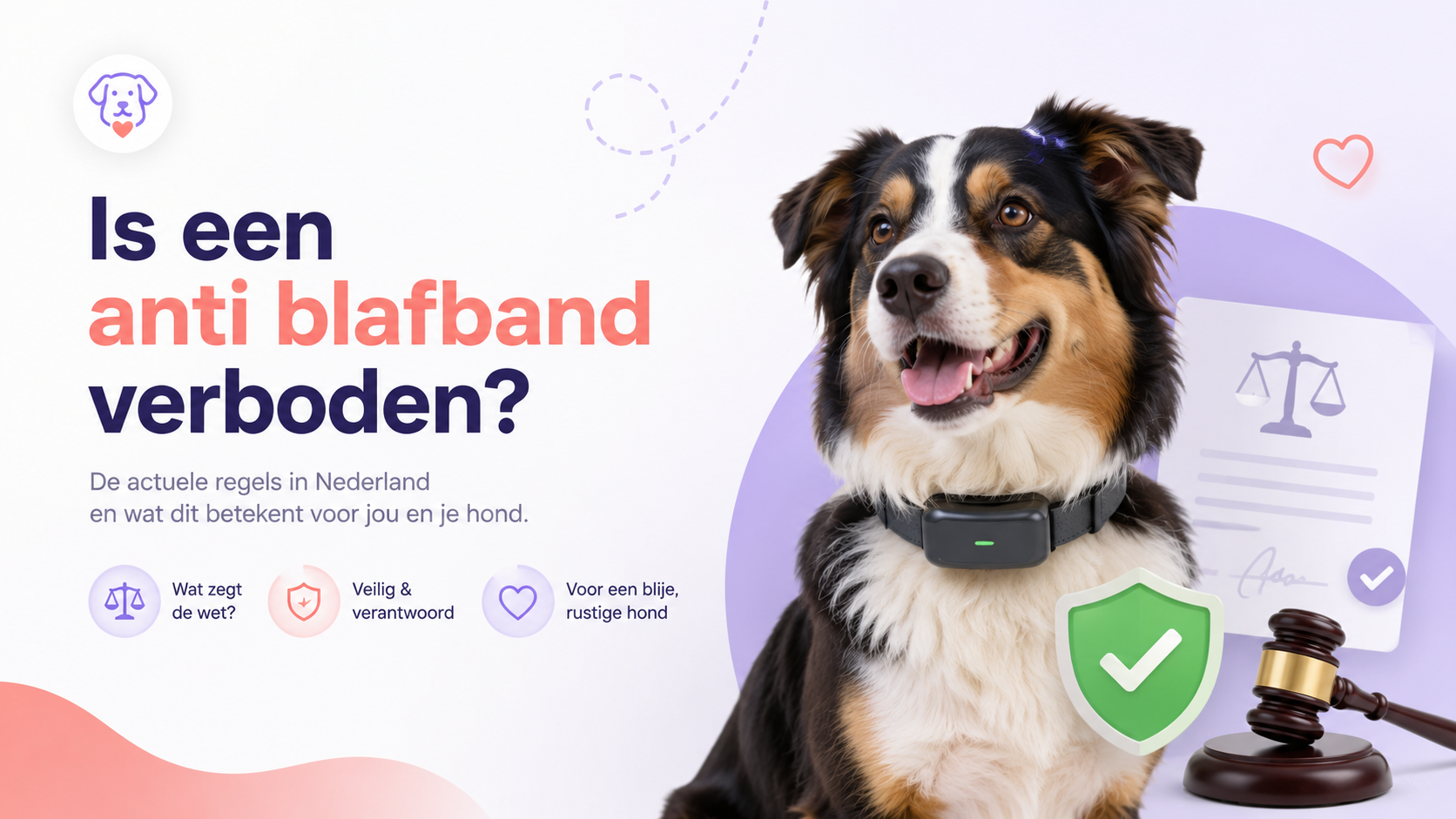 Is een anti blafband verboden?