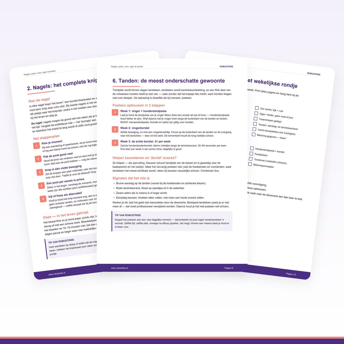 E-book: Nagels, poten, oren, ogen & tanden — De kleine verzorging (PDF) - Robustrise.nl