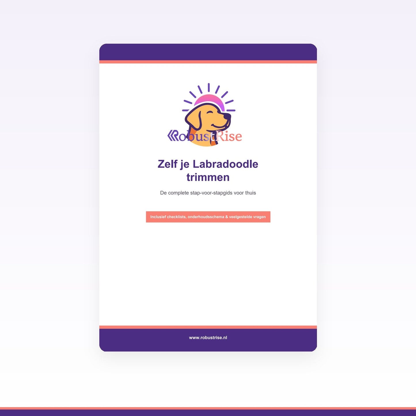 E-book: Zelf je Labradoodle trimmen — Complete stap-voor-stapgids (PDF) - Robustrise.nl