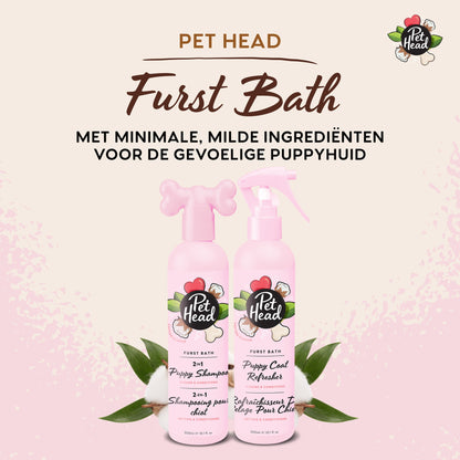 De complete Pet Head Furst Bath lijn voor de gevoelige puppyhuid