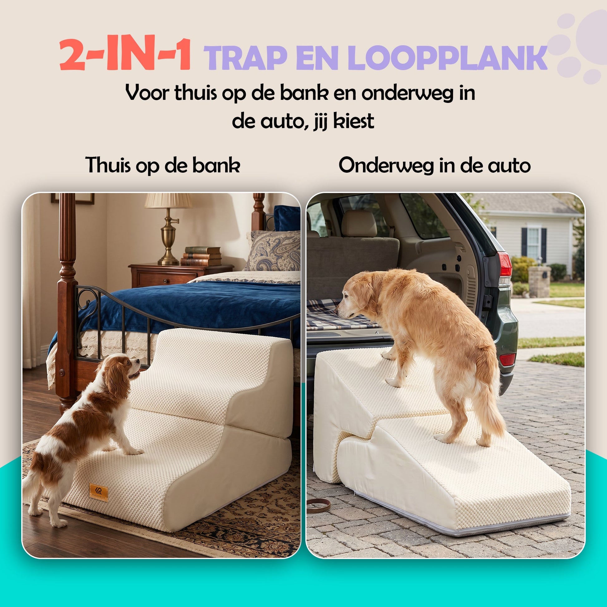 Hondentrap voor Bank – Antislip | Robustrise - Robustrise.nl