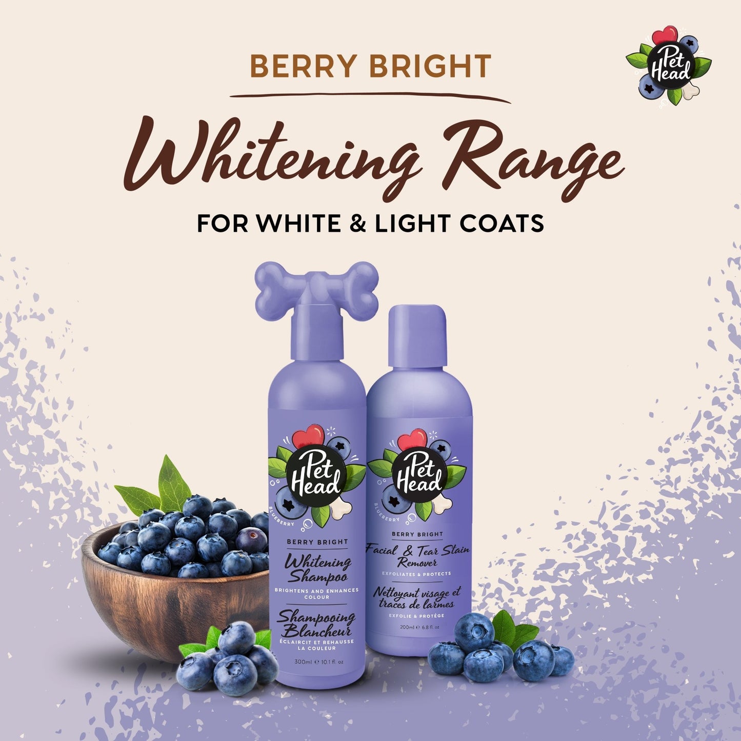 Pet Head Berry Bright Hondenshampoo 300ml - Robustrise.nl