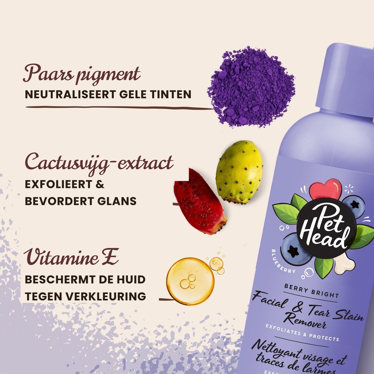 Pet Head Berry Bright Vlekkenverwijderaar 200ml - Robustrise.nl
