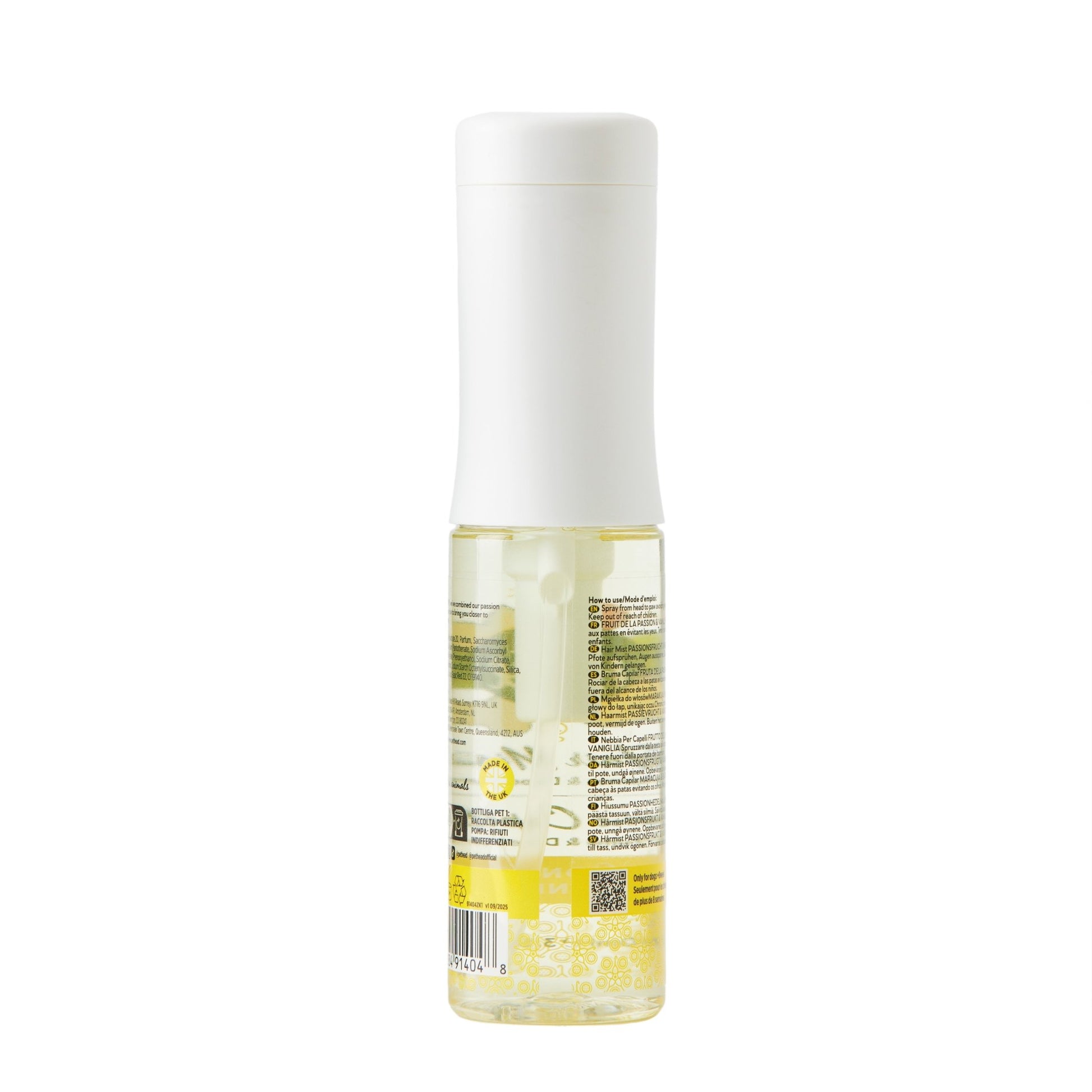 Pet Head Hair Mist Passion Fruit & Vanilla Geurmist 100ml - Robustrise.nl
