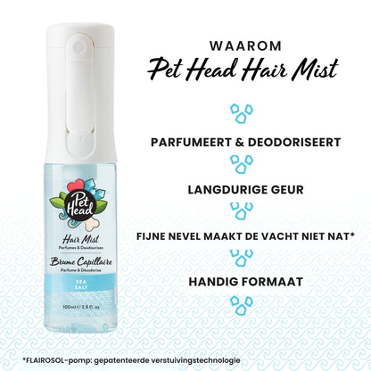 Pet Head Hair Mist Sea Salt Geurmist 100ml - Robustrise.nl