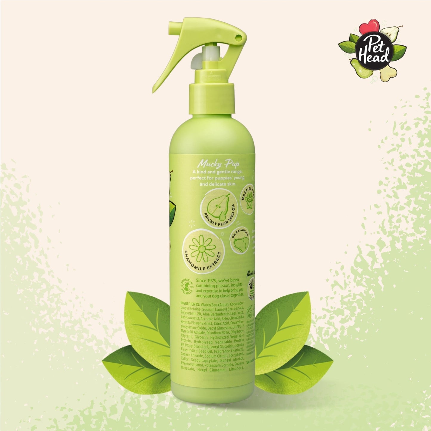 Pet Head Mucky Puppy Vachtspray 300ml - Robustrise.nl
