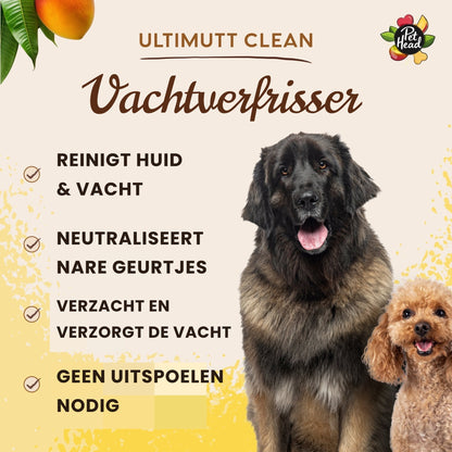Pet Head Ultimutt Clean Vachtverfrisser 300ml - Robustrise.nl