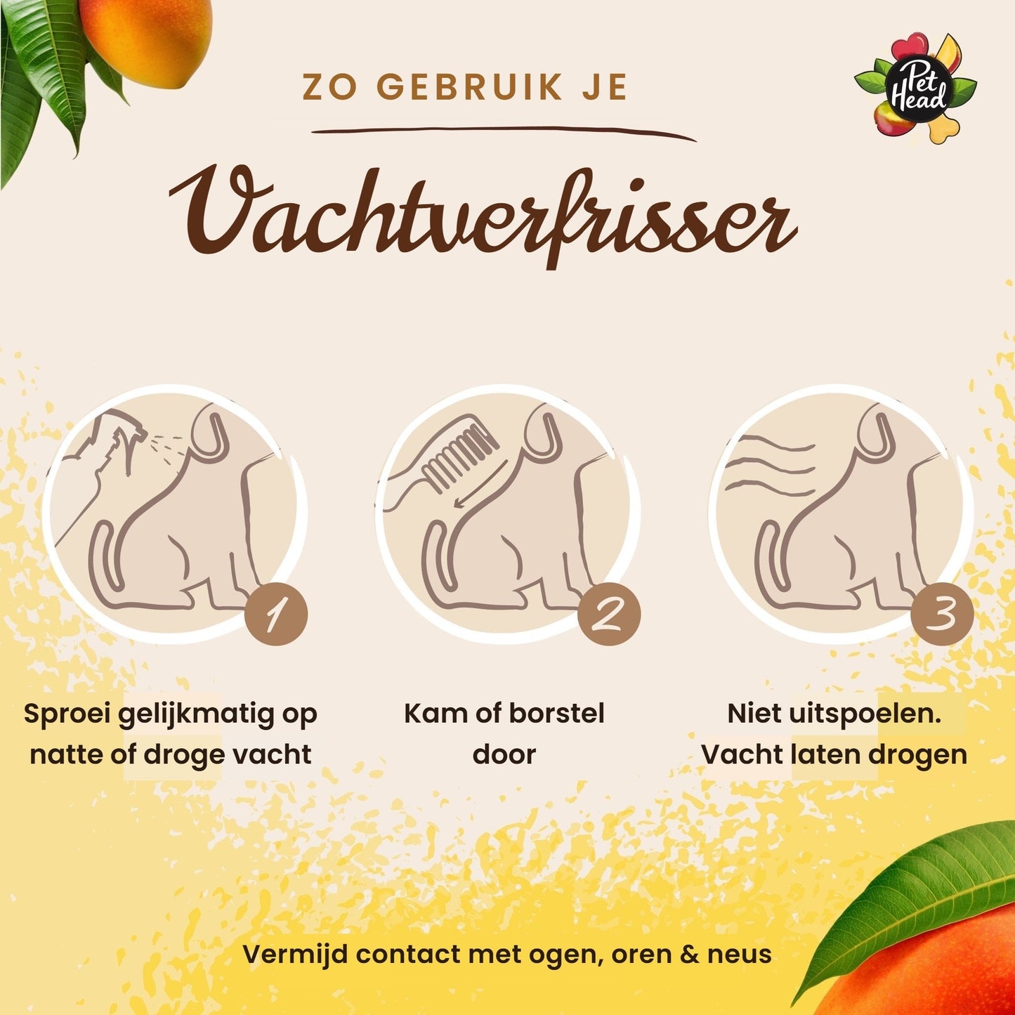 Pet Head Ultimutt Clean Vachtverfrisser 300ml - Robustrise.nl