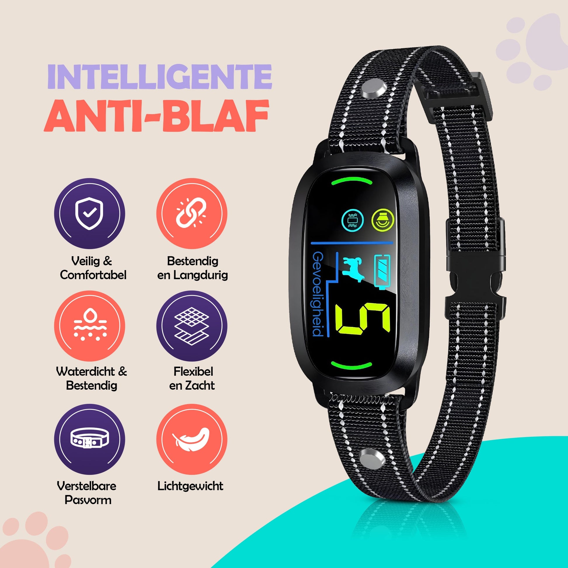 Robust Rise Anti Blafband - Trainingshalsband - Robustrise.nl