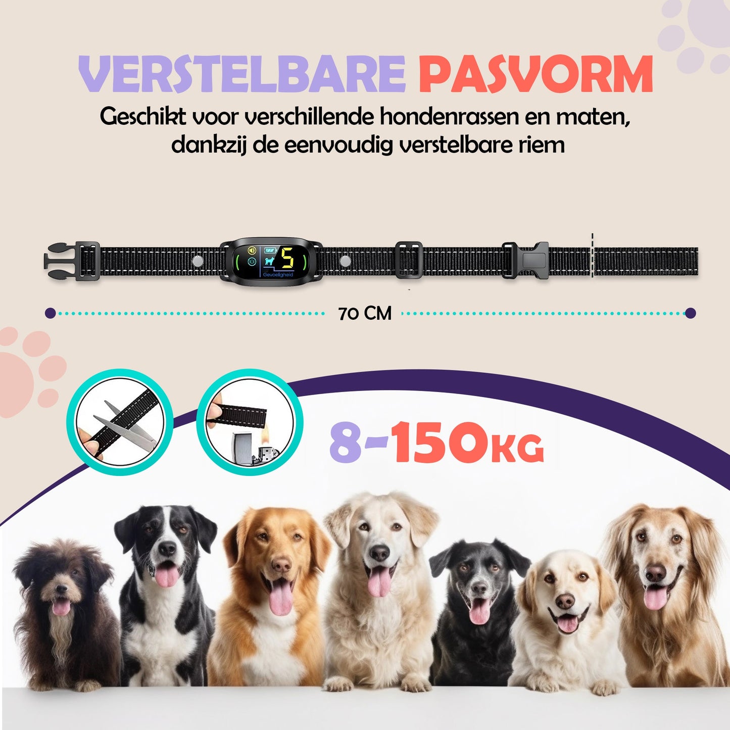 Robust Rise Anti Blafband - Trainingshalsband - Robustrise.nl