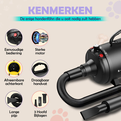 RobustRise 3800W Waterblazer – met Oorbescherming - Robustrise.nl