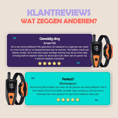 Robustrise X1 Pro Anti Blafband - Hondentrainer - Robustrise.nl