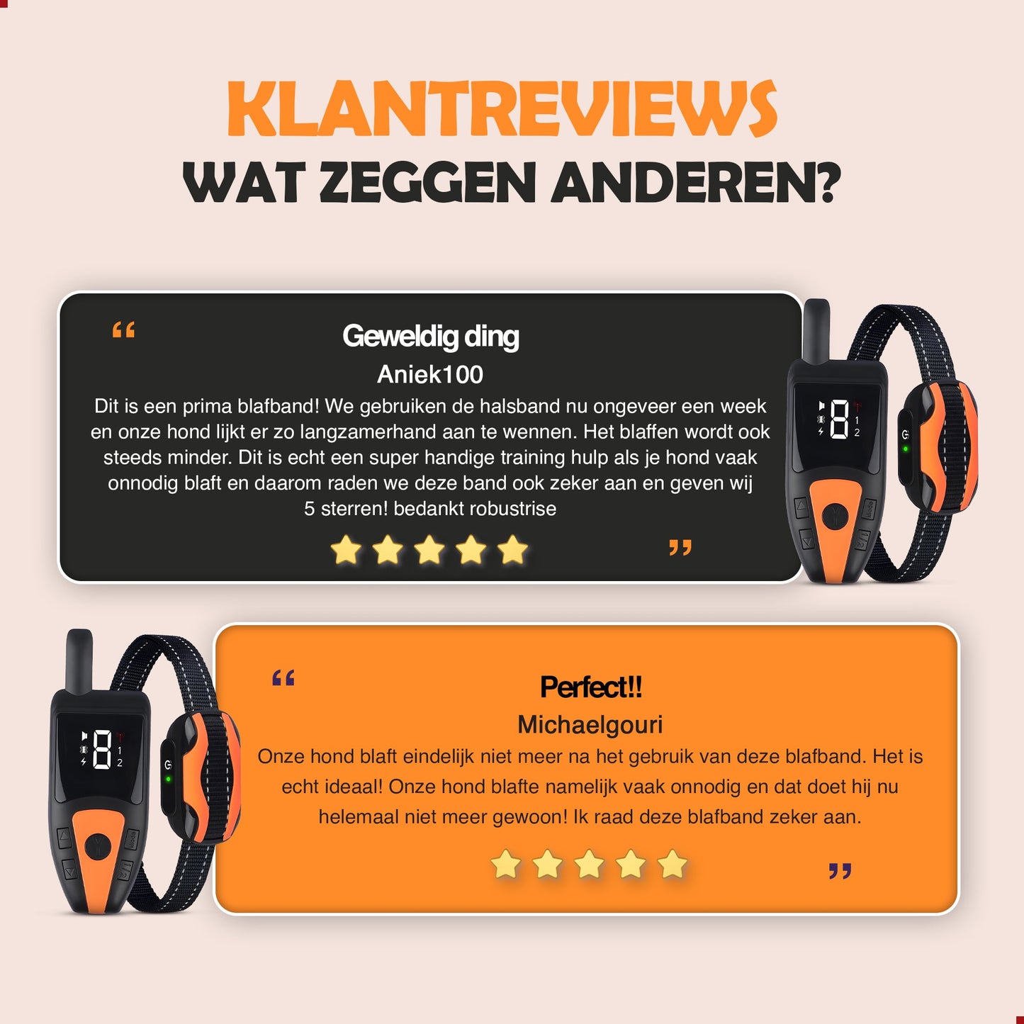 Robustrise X1 Pro Anti Blafband - Hondentrainer - Robustrise.nl