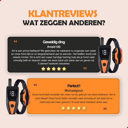 Robustrise X1 Pro Anti Blafband - Hondentrainer - Robustrise.nl