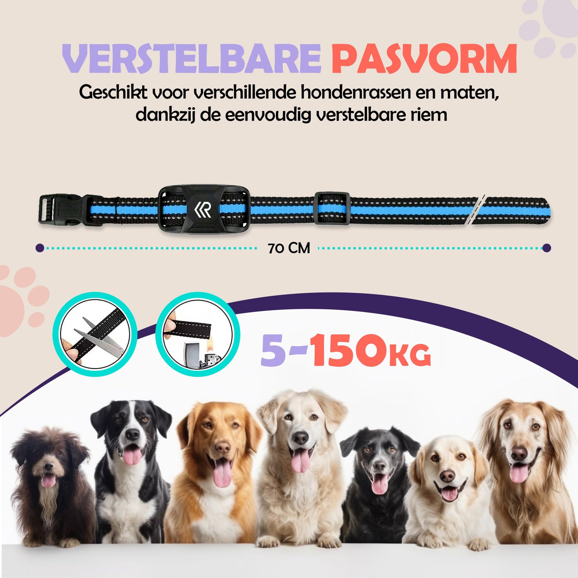 Robustrise X2 Pro Anti Blafband - Hondentrainer - Robustrise.nl