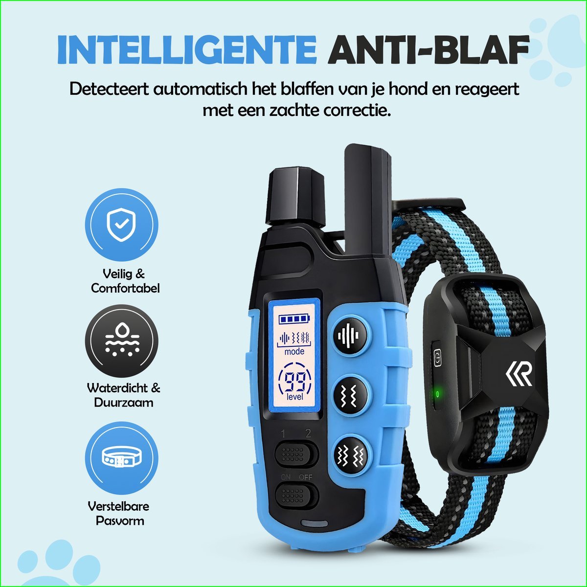 Robustrise X2 Pro Anti Blafband - Hondentrainer - Robustrise.nl