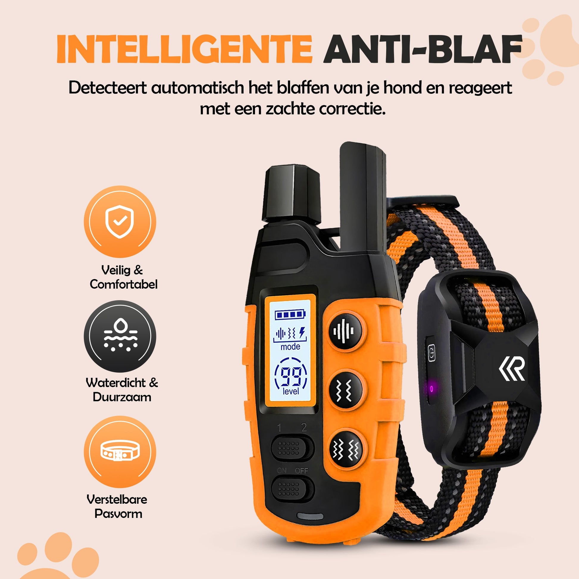 Robustrise X2 Pro anti blafband - Hondentrainer - Robustrise.nl