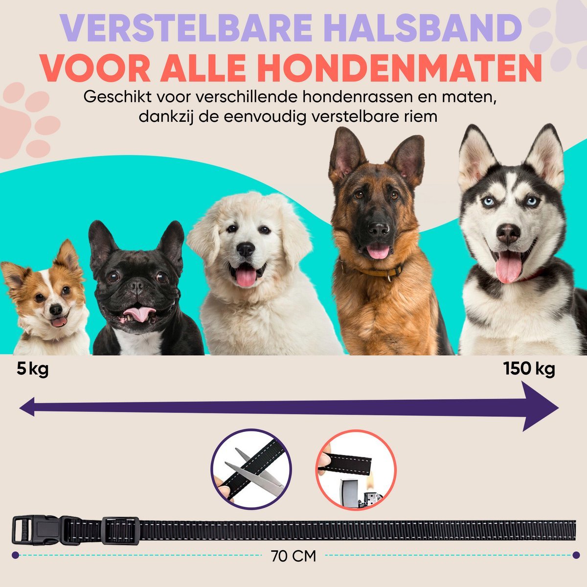 Robustrise X3 Pro anti blafband - Hondentrainer - Robustrise.nl