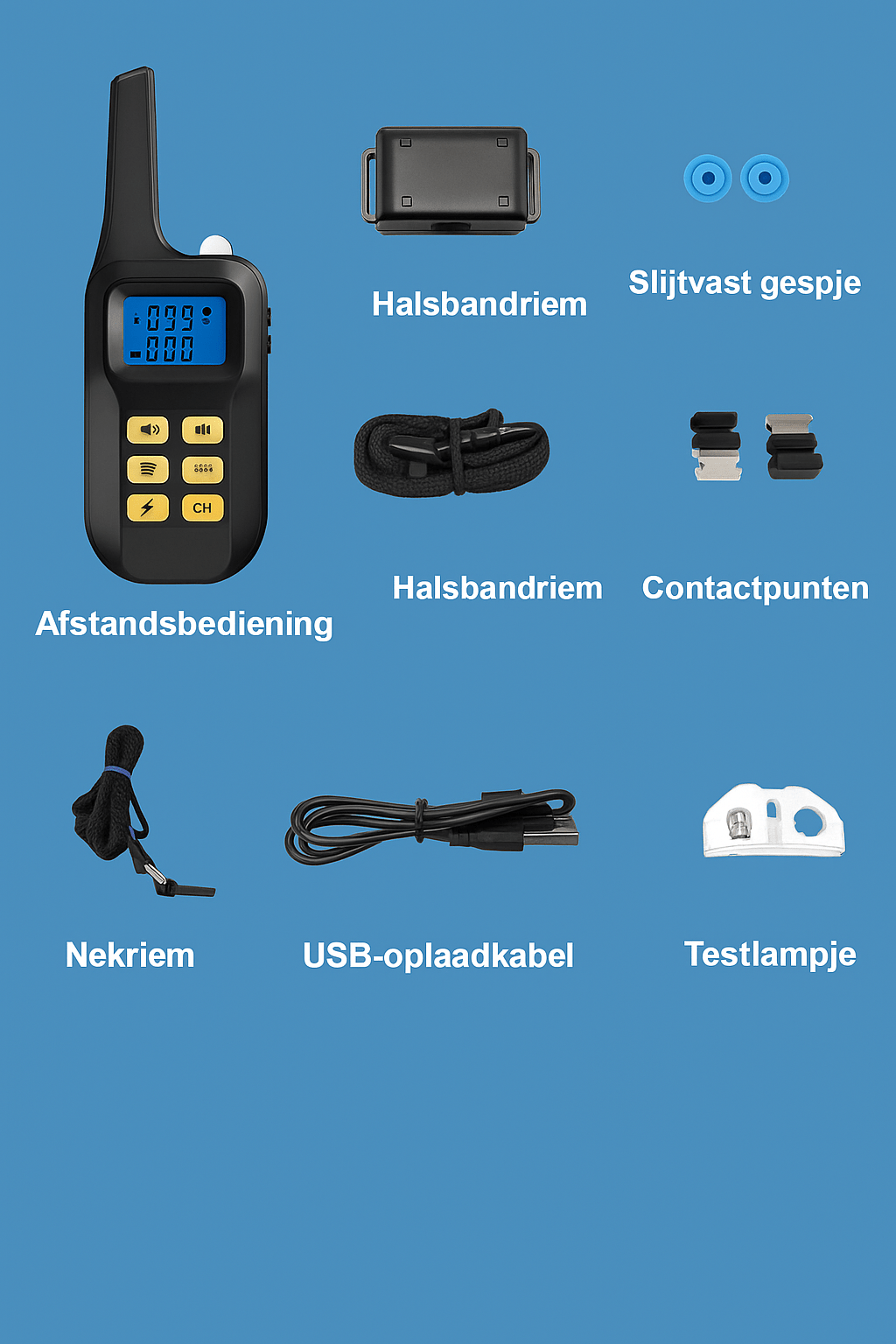 Robustrise X3 Pro+ antiblafband met schok - Robustrise.nl