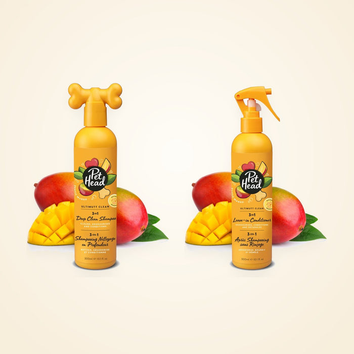 Vachtverzorging Duo: Pet Head Ultimutt Clean shampoo en leave-in conditioner