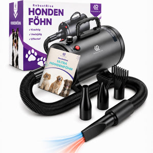 Waterblazer Hond 3800W zwart met doos, handleiding, slang en 4 opzetstukken | Robustrise