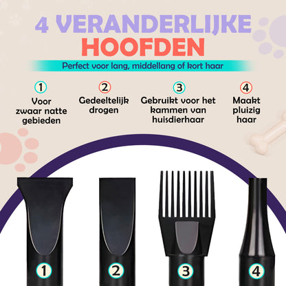 Waterblazer - Hondenfohn - Robustrise 3800W - Robustrise.nl