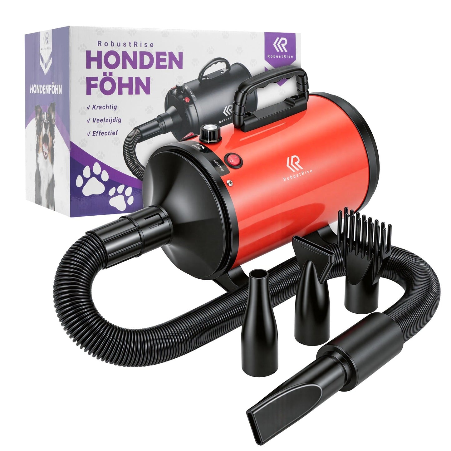 Waterblazer - Hondenfohn - Robustrise 3800W - Robustrise.nl